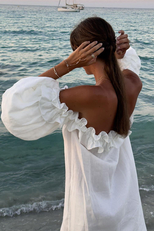 Francisca - Elegante Vestido De Verano Sin Hombros