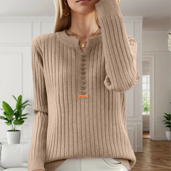 Marja - Jersey De Punto Con Cuello Redondo