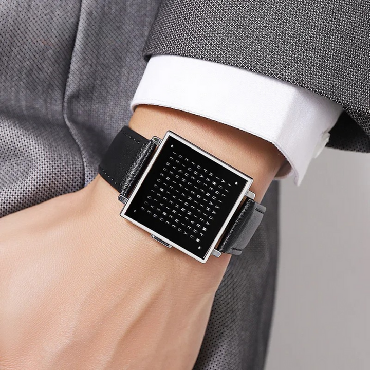 WordTime - Reloj Con Pantalla Digital Matrix