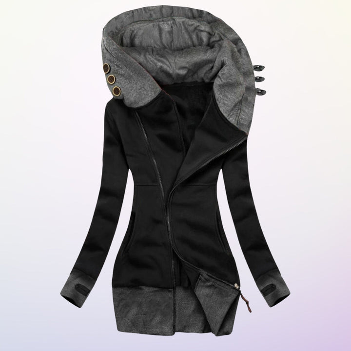 Zelma - Chaqueta de Manga Larga Con Cremallera