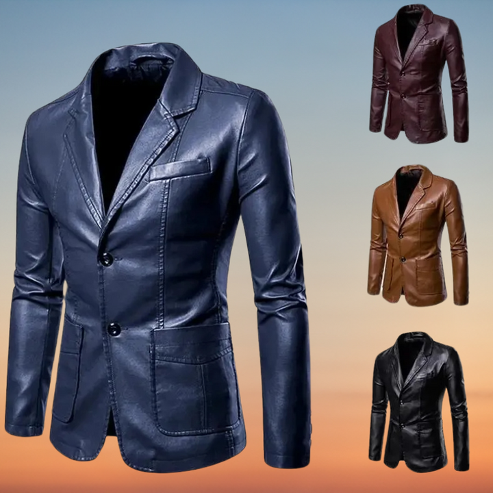 Finnian - Chaqueta de Cuero Transfronteriza