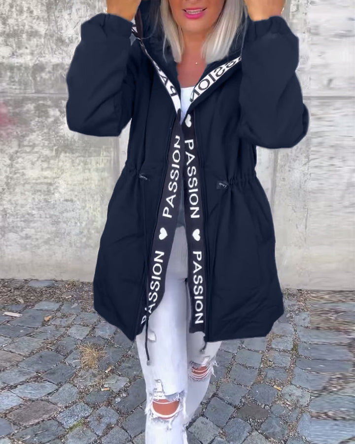 Kasia - Chaqueta con Cremallera Clásica