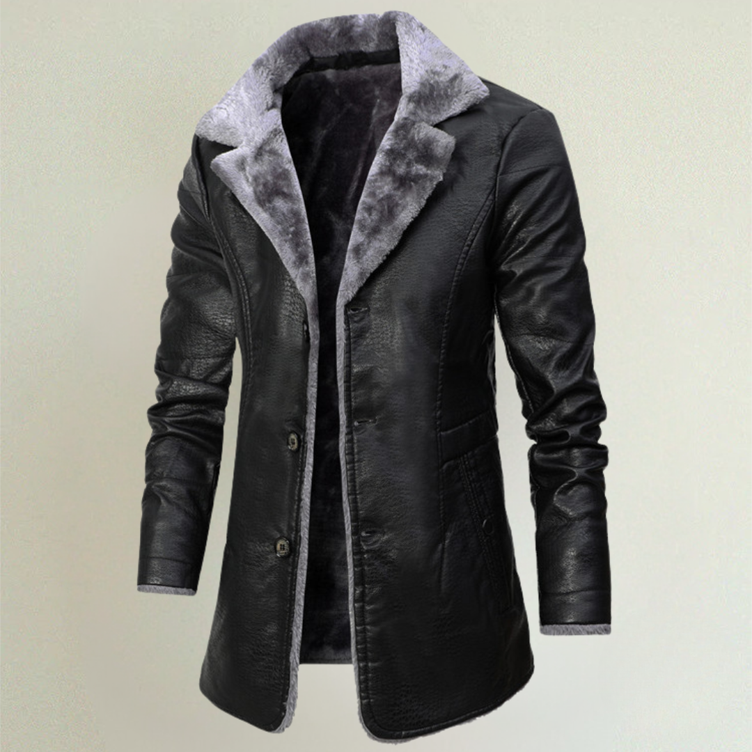 Clayton – Chaqueta De Piel De Longitud Media