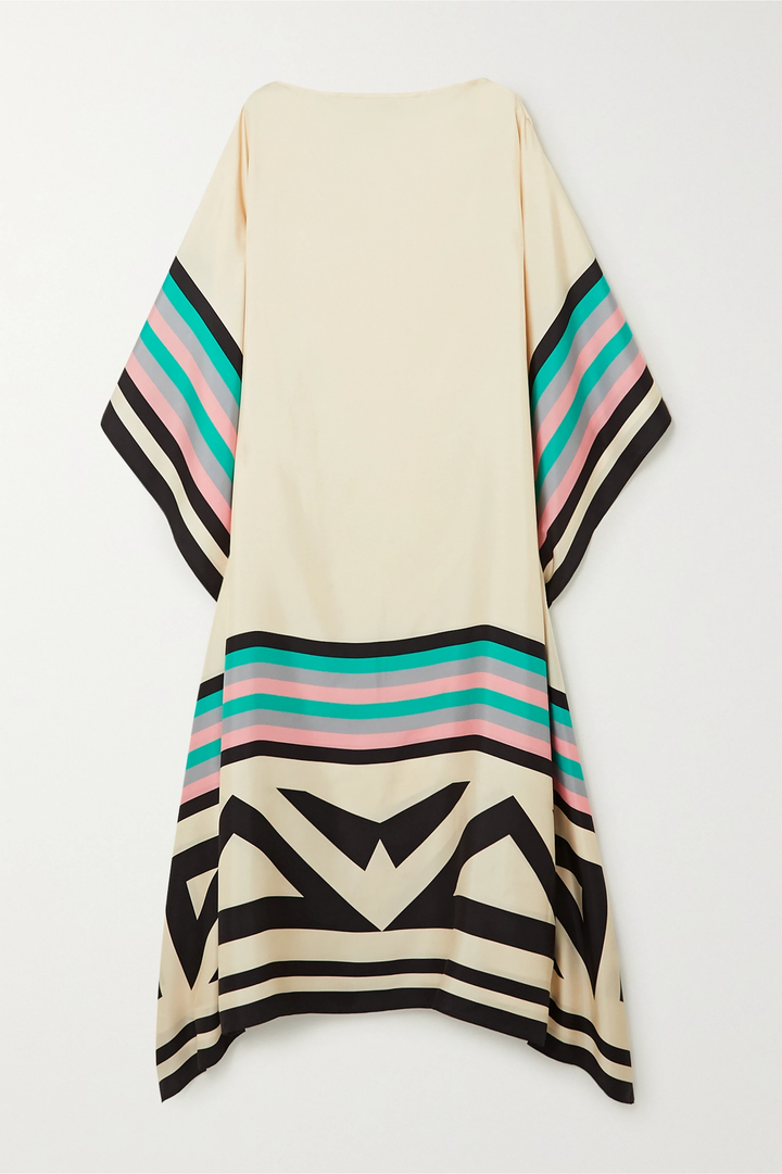 Shraddha - Vestido Patchwork Con Estampado De Rayas
