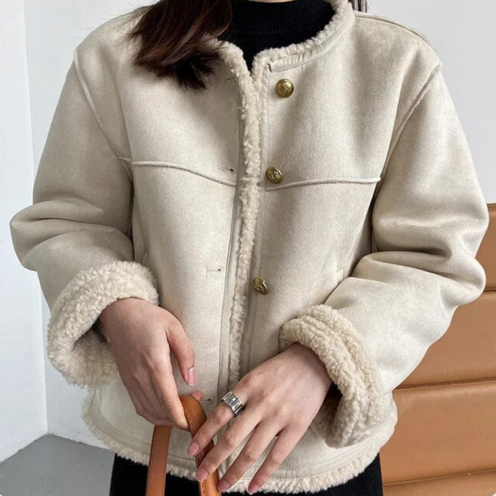 Fiona - Cálida Chaqueta de Piel de Cordero