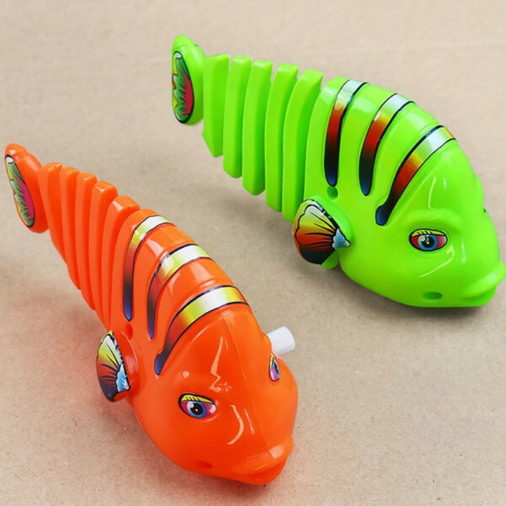 FishyWinds - Juguete De Plástico Con Forma De Pez De Cuerda