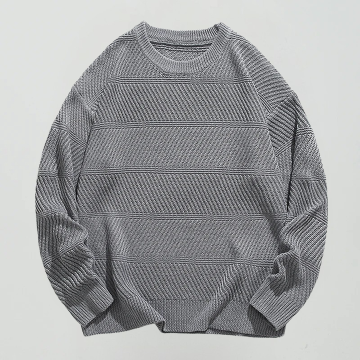 Yordan - Jersey de Punto Suelto con Cuello Redondo