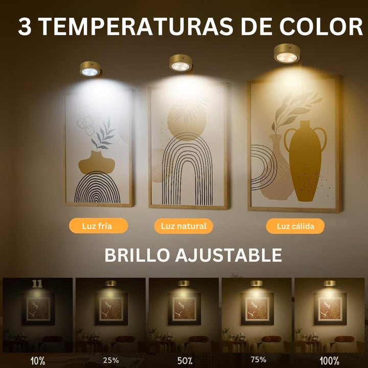 GlowFrame - Luz Magnética Para Pintar con 13 Modos de Iluminación ( Paquete de 3 )
