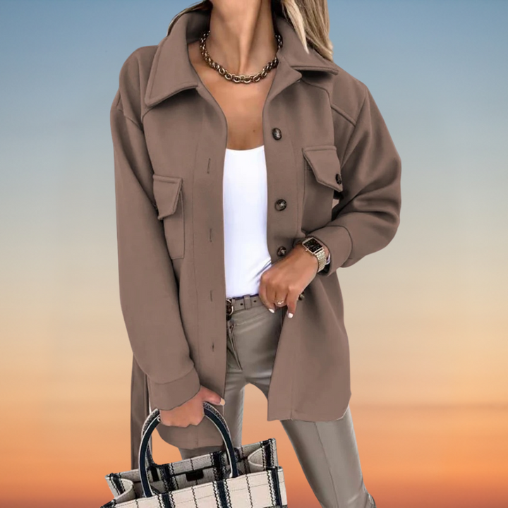 Kristel – Chaqueta De Lana Holgada