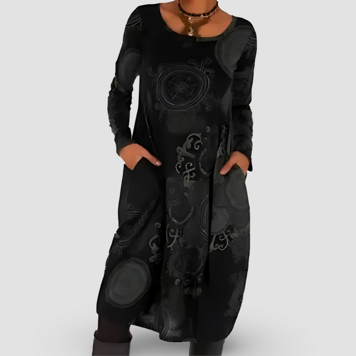 Fenja - Vestido de Invierno Con Elegancia Bohemia