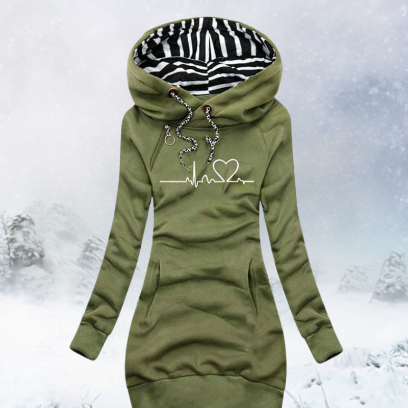 Malia - Vestido De Jersey Con Estampado E Corazones