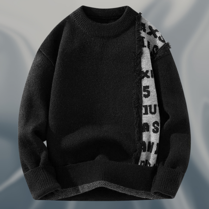Dirrk – Jersey Jacquard Con Cuello Redondo