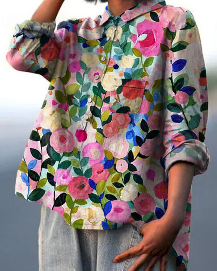 Emery - Blusa Con Estampado Florales