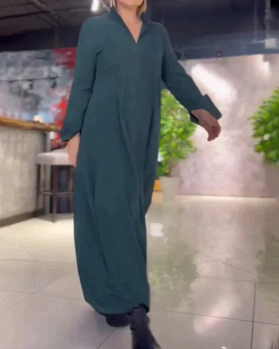 Matilda - Maxivestido De Manga Larga