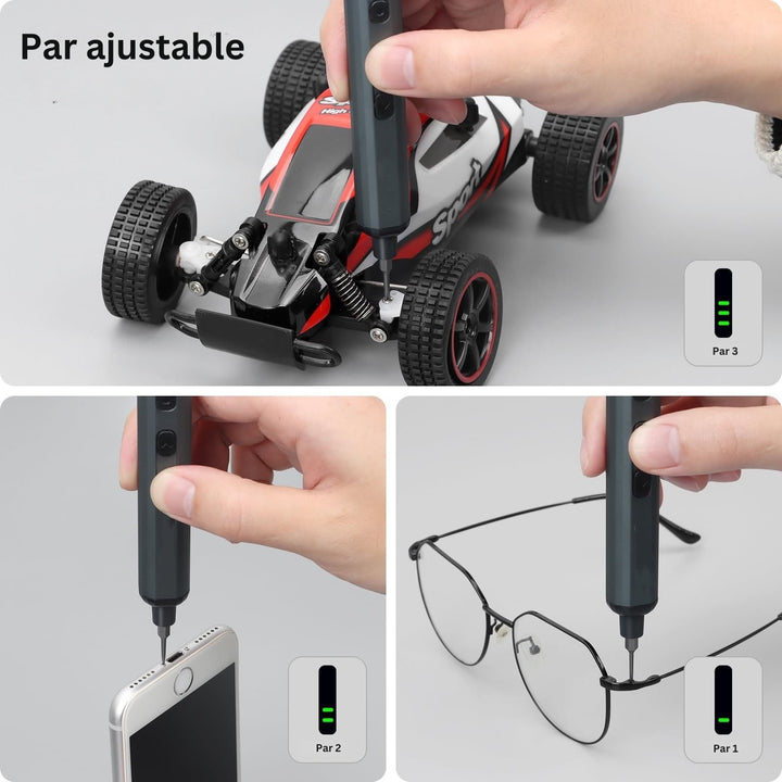 SwiftDrive - Mini Juego de Destornilladores Eléctricos de Precisión