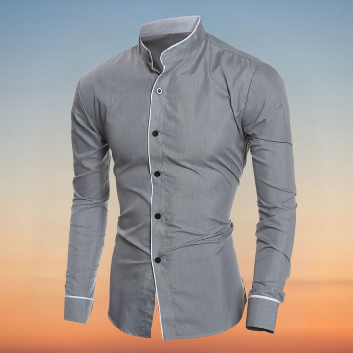 Ahmet – Camisa Con Cuello Alto