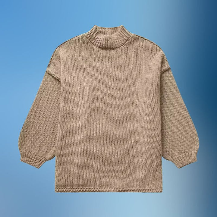 Sunniva - Jersey De Punto Con Cuello Redondo