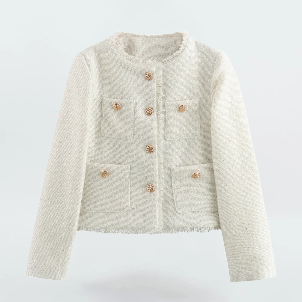 Corien - Prendas De Abrigo Con Botones Frontales Tops