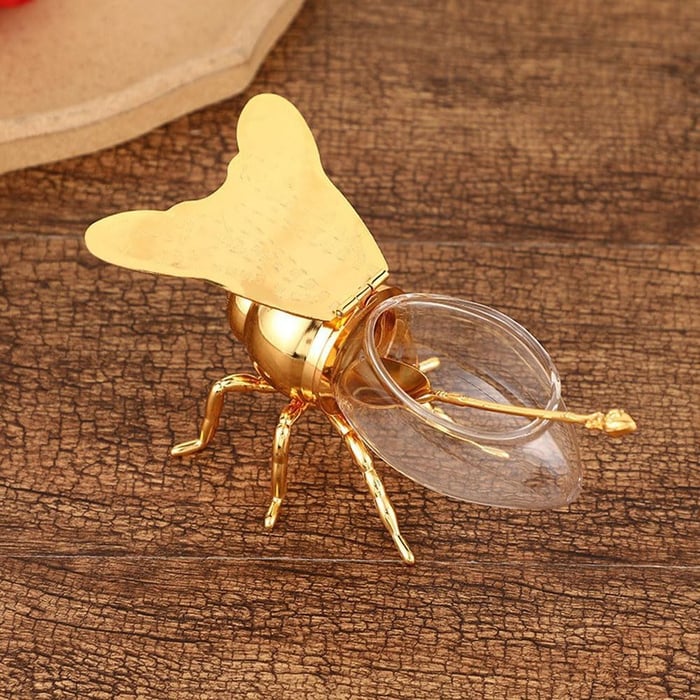 BeeCraft - Tarro de Miel Decorativo con Forma de Abeja