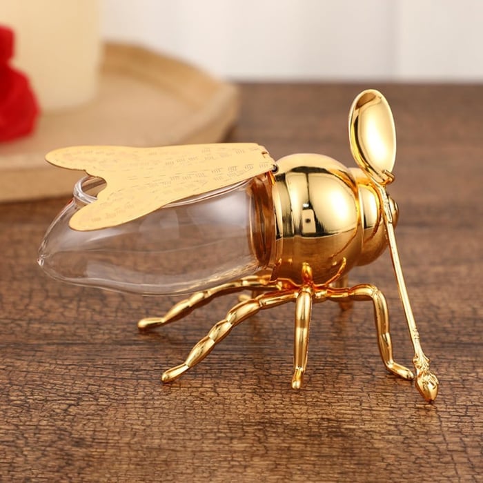 BeeCraft - Tarro de Miel Decorativo con Forma de Abeja