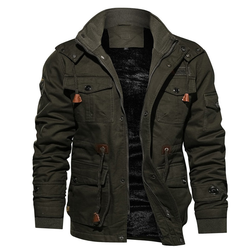 Hermann - Elegante Chaqueta Con Capucha