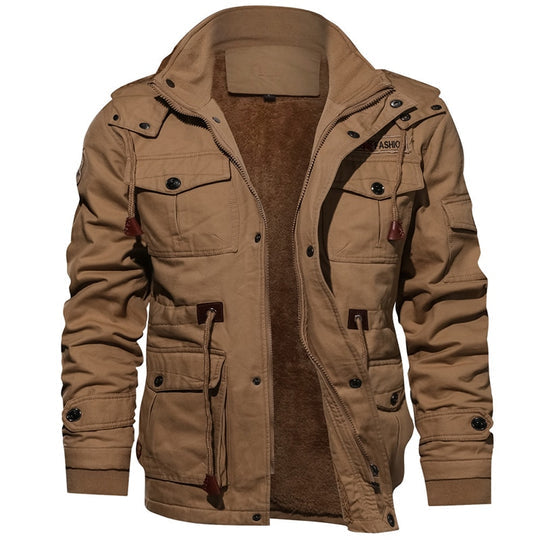 Hermann - Elegante Chaqueta Con Capucha