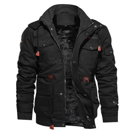 Hermann - Elegante Chaqueta Con Capucha