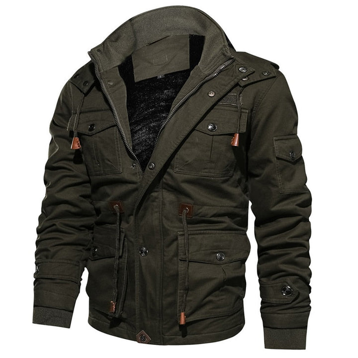 Hermann - Elegante Chaqueta Con Capucha