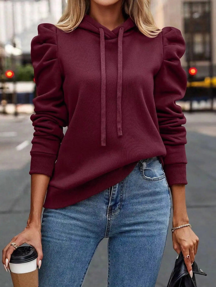 Welmara - Sudadera Informal De Manga Larga Con Capucha