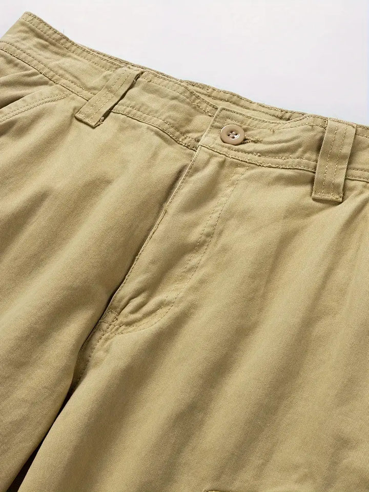 Mauro - Elegantes Pantalones Cortos Con Multibolsillos