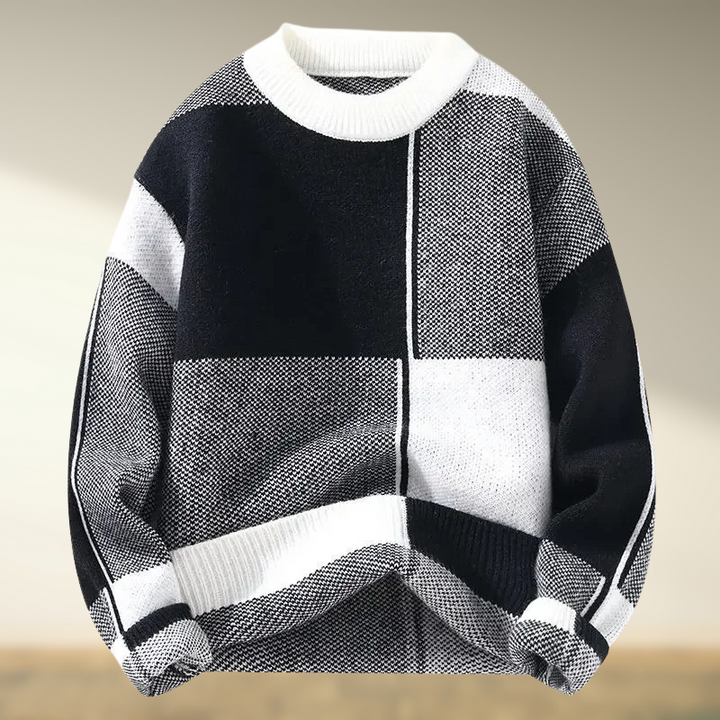 Zharif – Jersey de Cuello Redondo y Manga Larga gGrueso