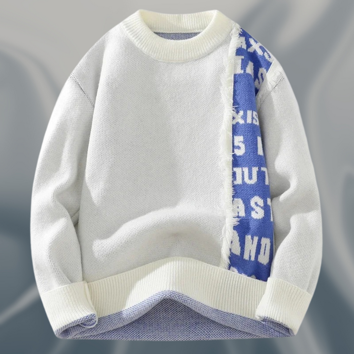 Dirrk – Jersey Jacquard Con Cuello Redondo