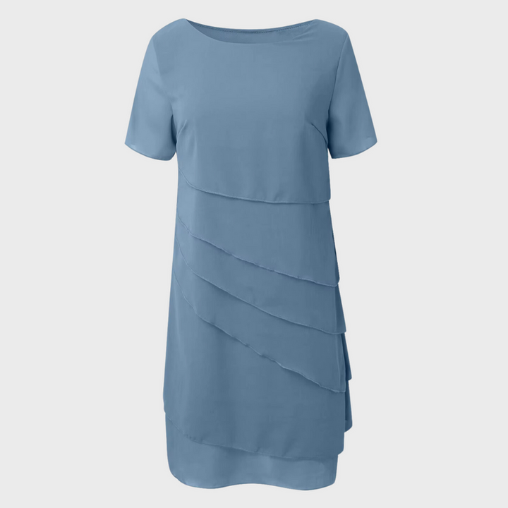 Wenke - Vestido de Gasa Plisado
