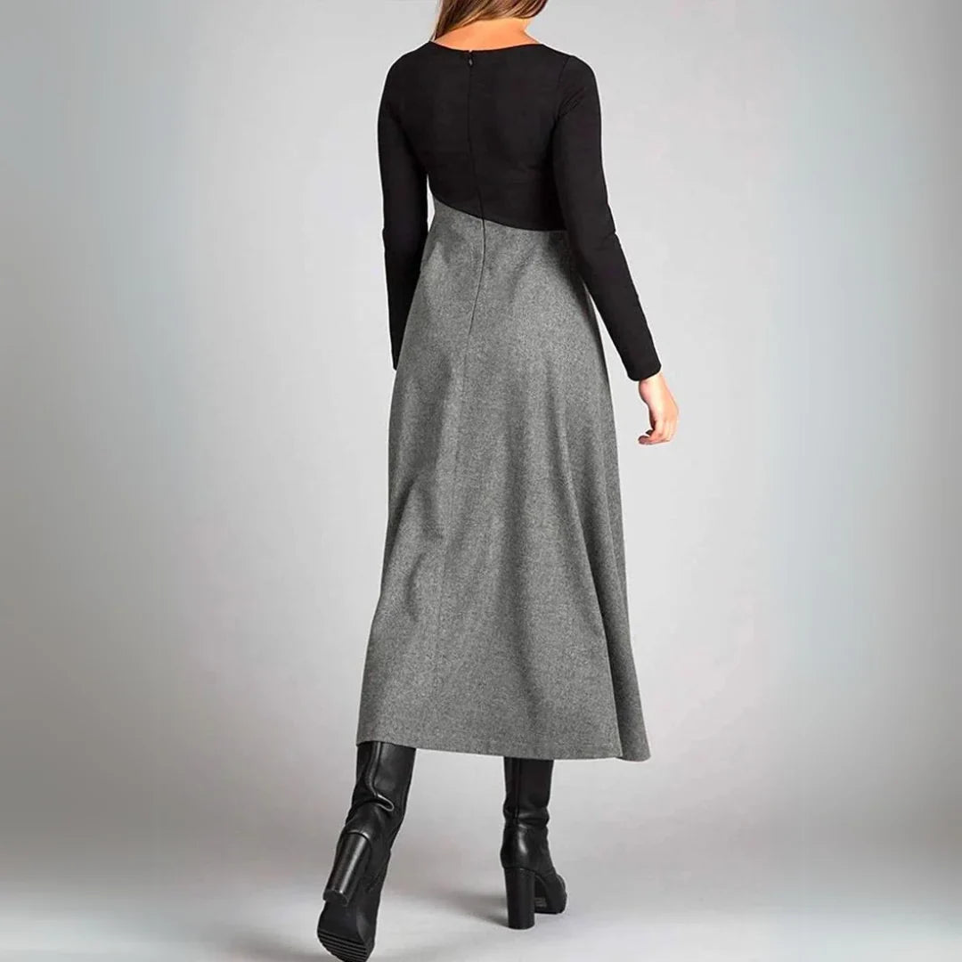 Anabel - Vestido Elegante Con Manga Larga