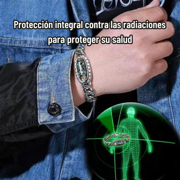 DziVana - Pulsera Dzi Con Mantra De Seis Caracteres En Turquesa