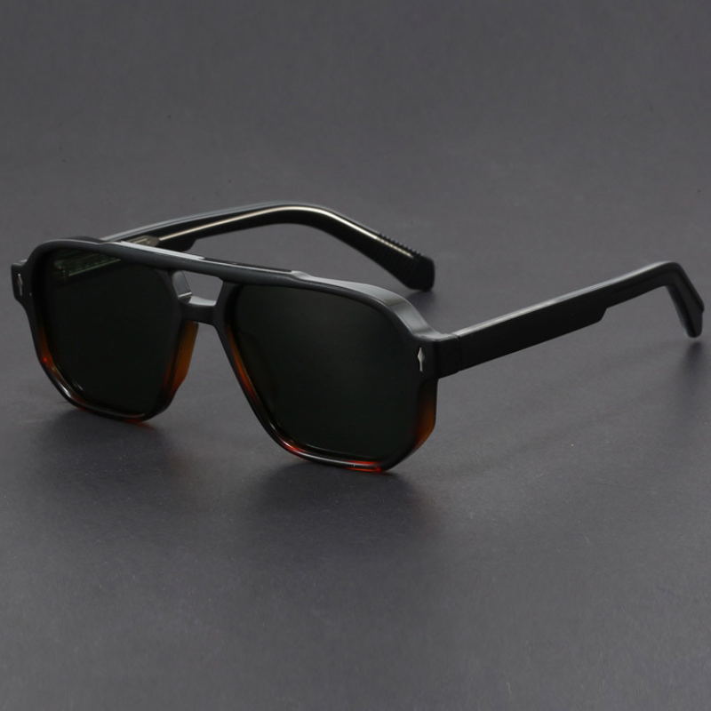 Kieran - Gafas de sol Cuadradas de Dos Tonos