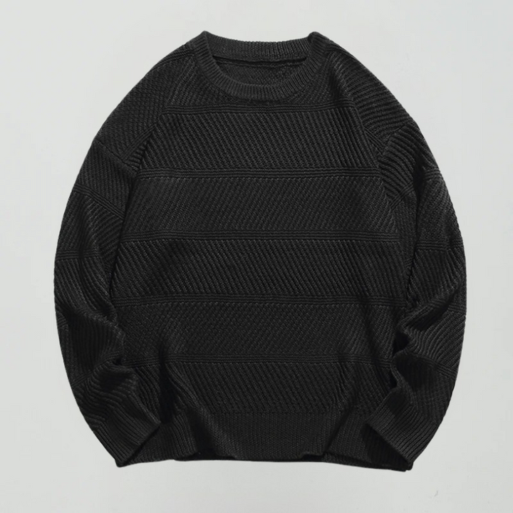 Yordan - Jersey de Punto Suelto con Cuello Redondo