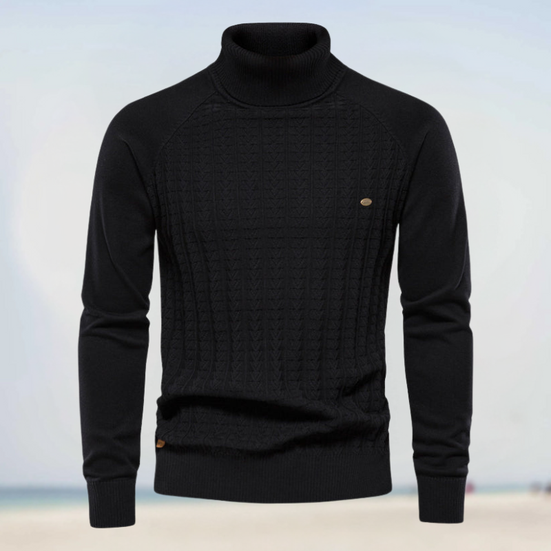 Jozan - Jersey de Punto con Cuello Alto