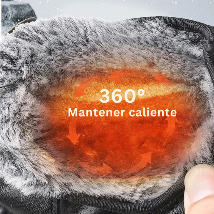 Renato - Botas de Invierno Impermeable y Caliente a Tope Envuelto