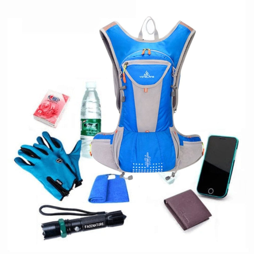 VelocityPack - Mochila Impermeable y Multifuncional Para Ciclistas