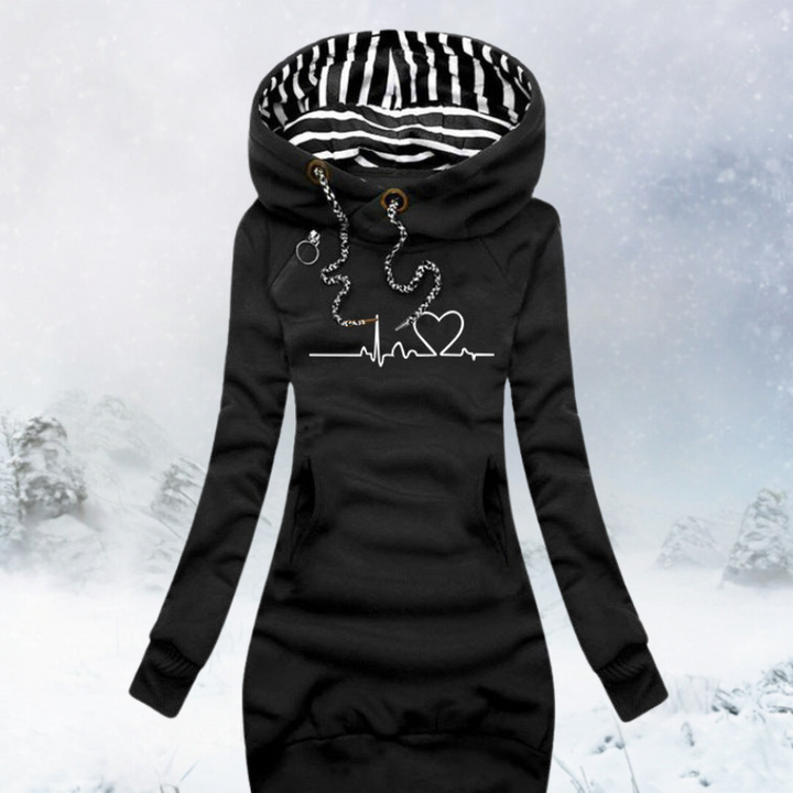 Malia - Vestido De Jersey Con Estampado E Corazones
