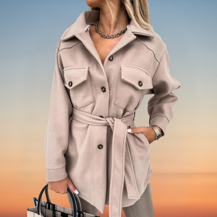 Kristel – Chaqueta De Lana Holgada
