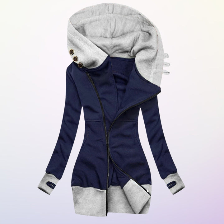 Zelma - Chaqueta de Manga Larga Con Cremallera