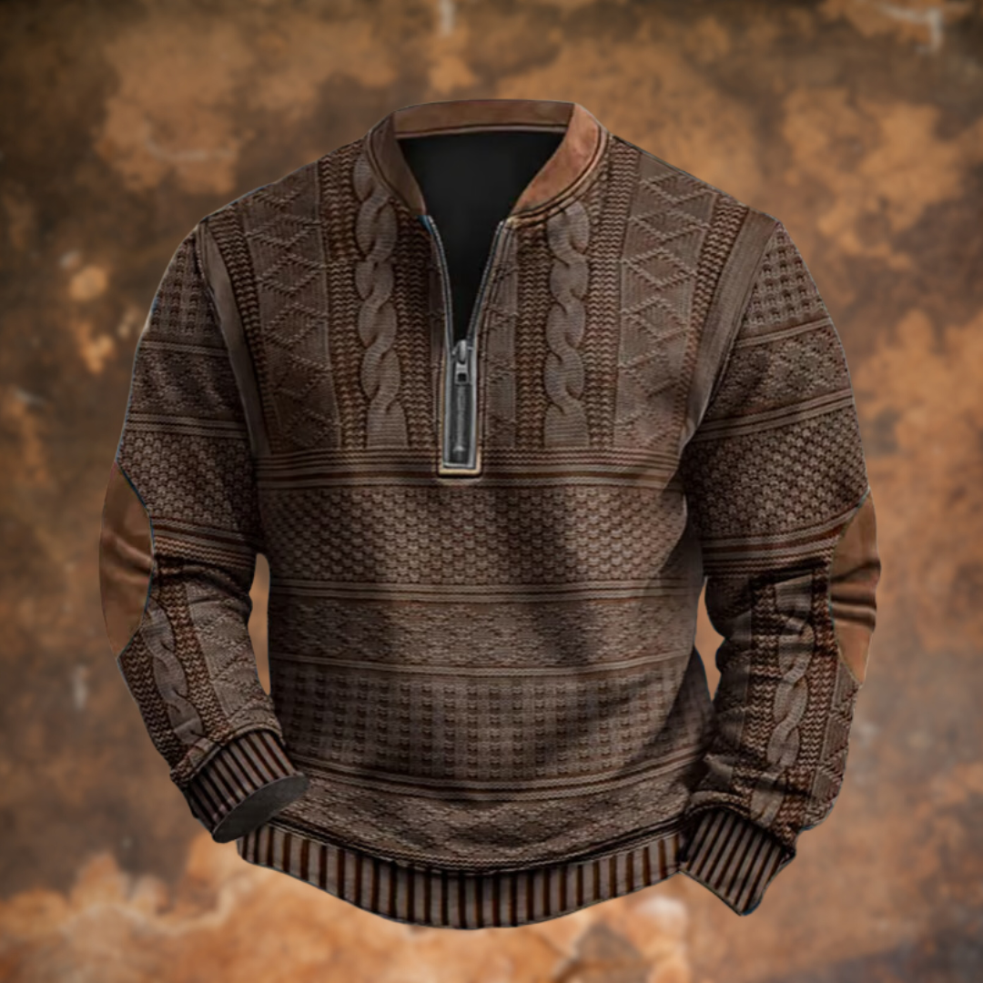 Tom - Elegante Jersey De Manga Larga Con Cremallera
