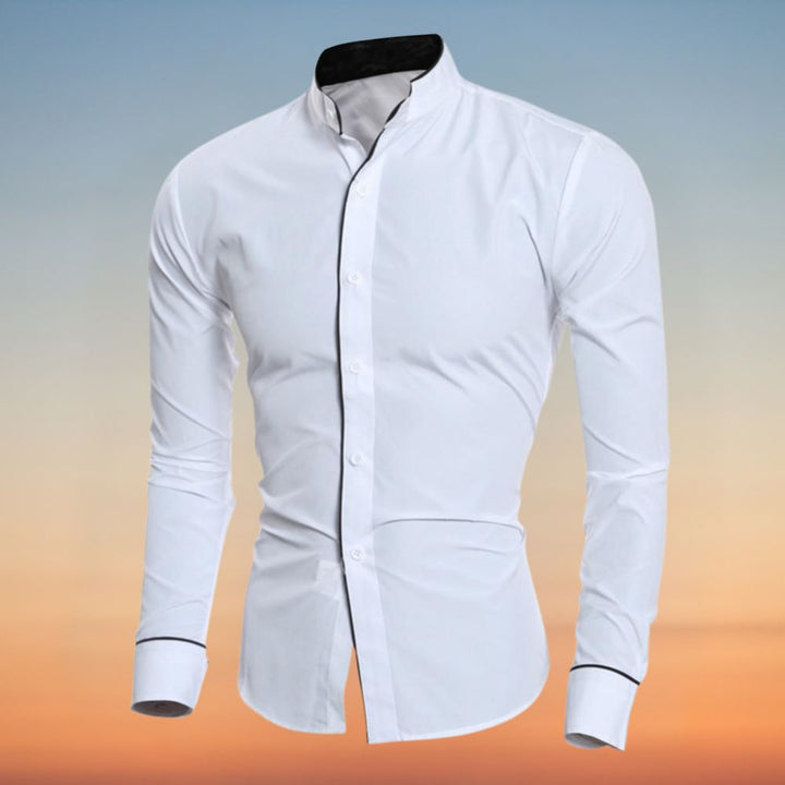 Ahmet – Camisa Con Cuello Alto