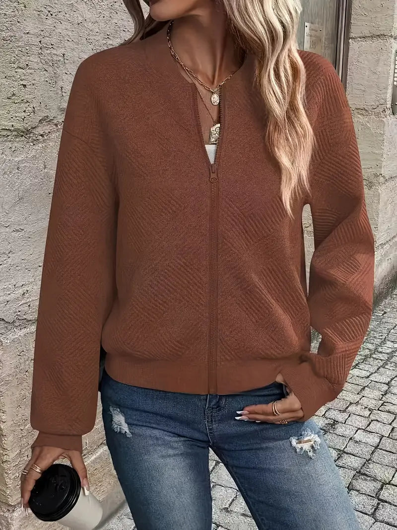 Juanita - Chaqueta de Primavera Con Cremallera