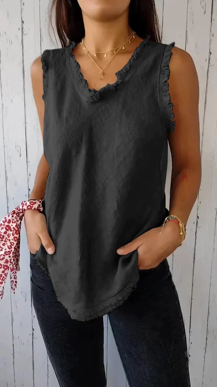 Myriam - Chaleco Con Cuello en V