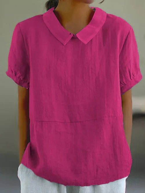 Henny - Elegante Blusa de Algodón