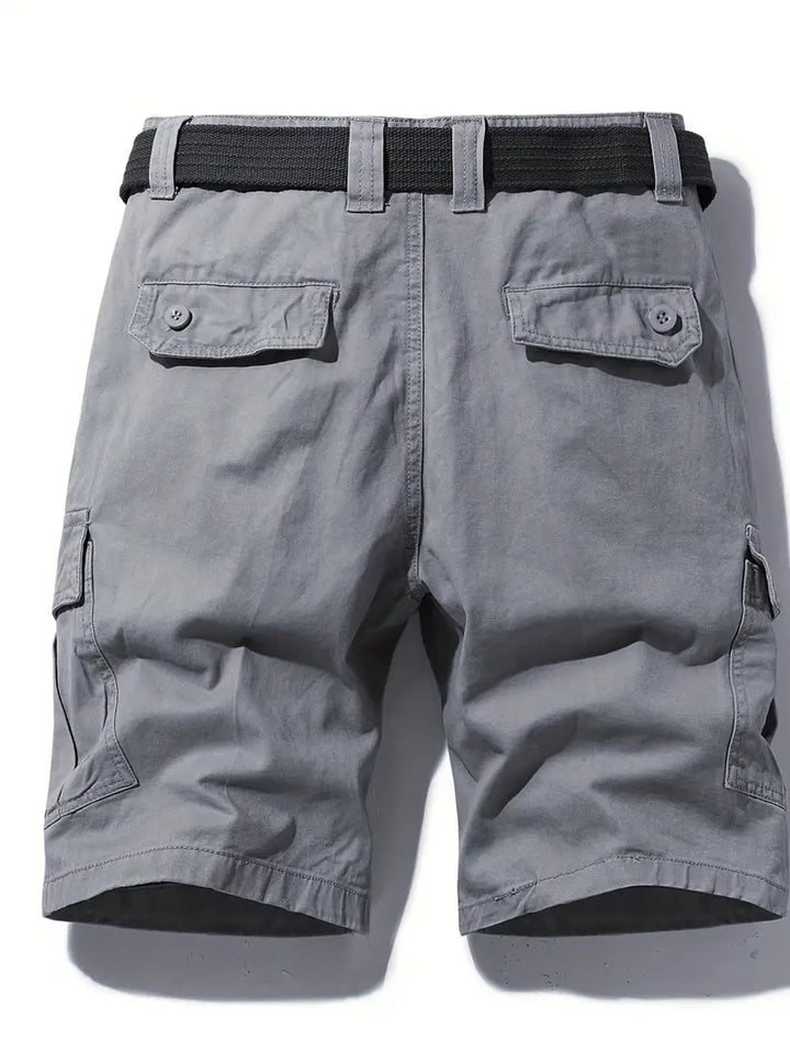 Mauro - Elegantes Pantalones Cortos Con Multibolsillos