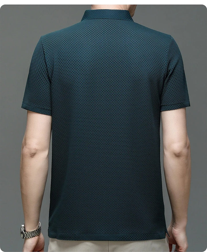 Zorion - Polo Elástico de Manga Corta Camisa